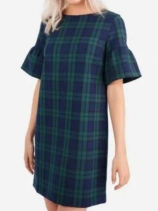 Vineyard Vines Dresses & Skirts - VINEYARD VINES Blackwatch Flutter Sleeve - size 4